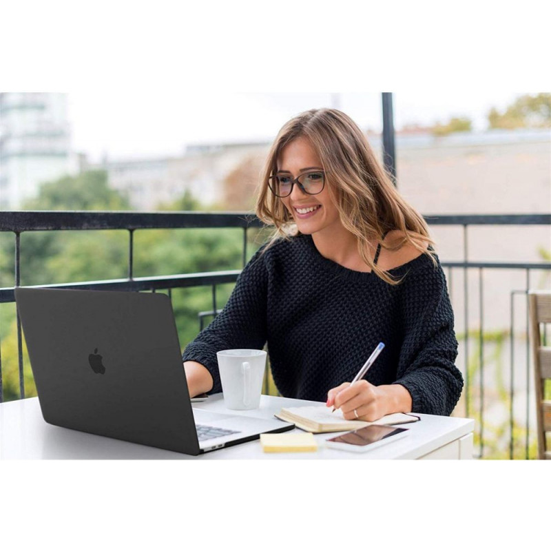 Tech-Protect SmartShell puzdro pre Apple MacBook Air 13 2022-2024, priehľadné s trblietkami