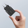 Tech-Protect C30W 2-portová nástenná nabíjačka, USB-C PD 30W a USB-A QC 3.0, čierna