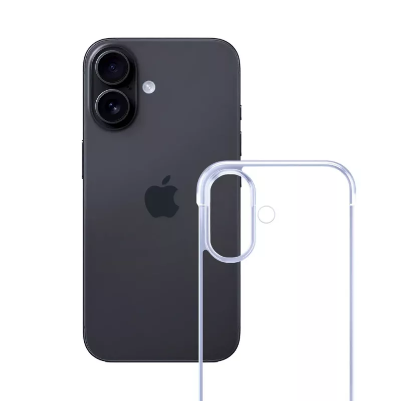 Puzdro na smartphone 3mk Just20g Clear Case Apple iPhone 16, transparentné
