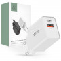 Tech-Protect NC30W 2-portová nástenná nabíjačka PD 30W QC 3.0, biela
