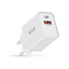 Tech-Protect NC30W 2-portová nástenná nabíjačka PD 30W QC 3.0, biela