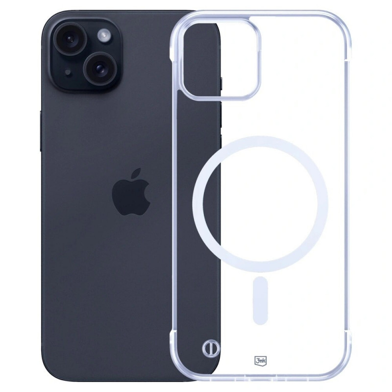 Puzdro na smartphone 3mk Just20g MagCase Apple iPhone 15 Plus, transparentné