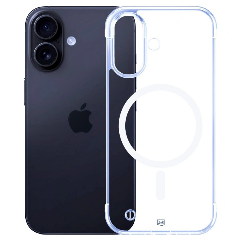Puzdro na smartphone 3mk Just20g MagCase Apple iPhone 16 Plus, transparentné