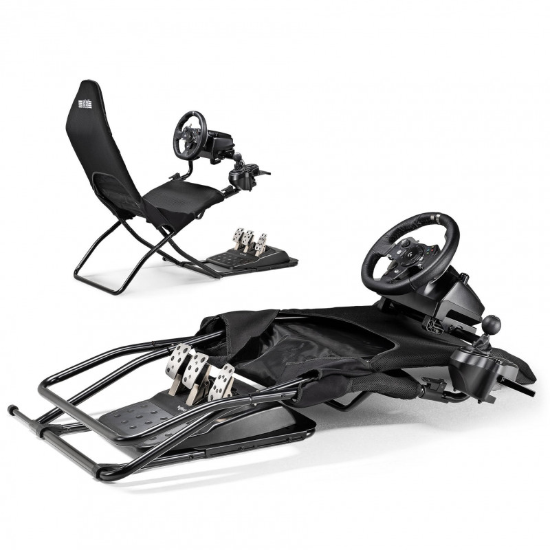 Next Level Racing GTLite Air skladací kokpit, SIMAERO mesh, čierny