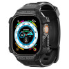 Spigen Rugged Armor Pro remienok s puzdrom pre Apple Watch Ultra 1 / 2 / 3 49 mm, čierny