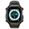 Spigen Rugged Armor Pro remienok s puzdrom pre Apple Watch Ultra 1 / 2 / 3 49 mm, čierny