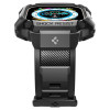 Spigen Rugged Armor Pro remienok s puzdrom pre Apple Watch Ultra 1 / 2 / 3 49 mm, čierny
