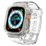Spigen Rugged Armor Pro remienok s puzdrom pre Apple Watch Ultra 49 mm, priehľadný