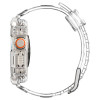 Spigen Rugged Armor Pro remienok s puzdrom pre Apple Watch Ultra 49 mm, priehľadný