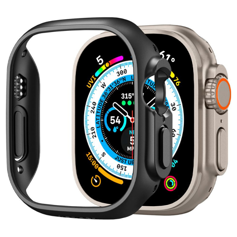 Spigen Thin Fit puzdro pre Apple Watch Ultra 1 / 2 / 3 49 mm, čierne