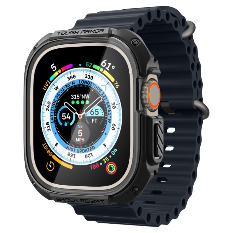 Spigen Tough Armor puzdro pre Apple Watch Ultra 49 mm, čierne