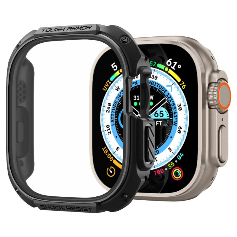 Spigen Tough Armor puzdro pre Apple Watch Ultra 49 mm, čierne