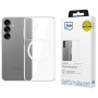 3MK Clear MagCase pre Samsung Galaxy S25+, MagSafe, transparentný