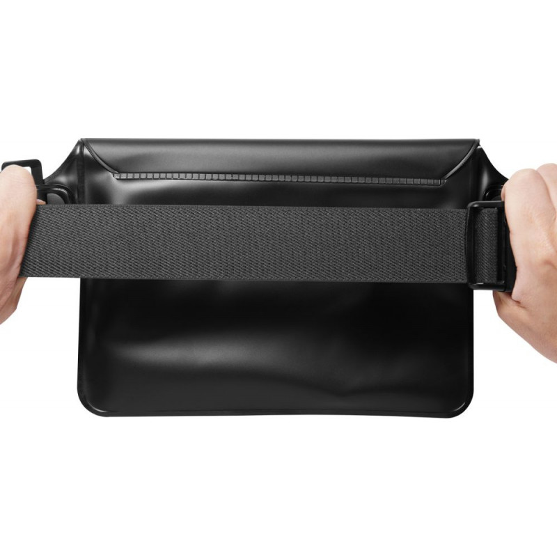 Spigen Aqua Shield A620 univerzálna nepremokavá bedrová taška IPX8, čierna