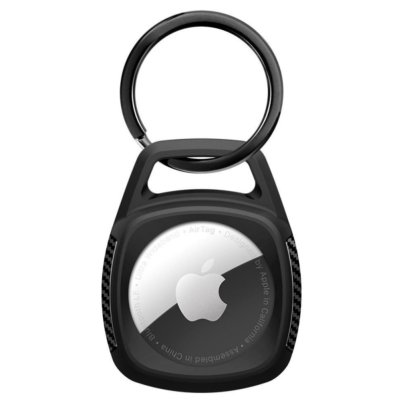 Spigen odolný ochranný kryt Rugged Armor pre Apple AirTag, matná čierna
