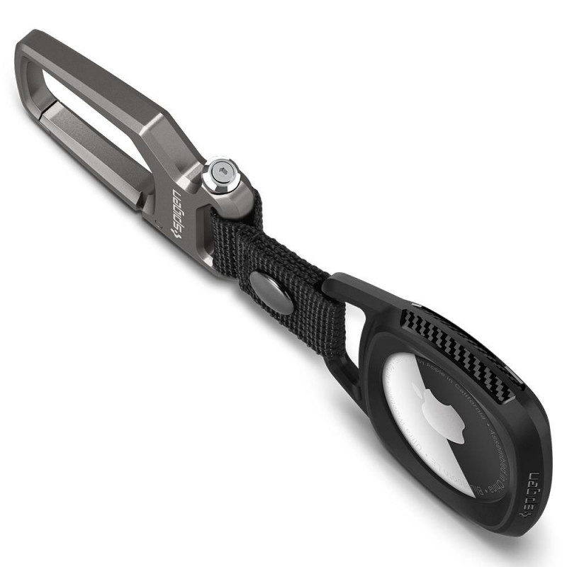 Spigen odolný ochranný kryt Rugged Armor pre Apple AirTag, matná čierna