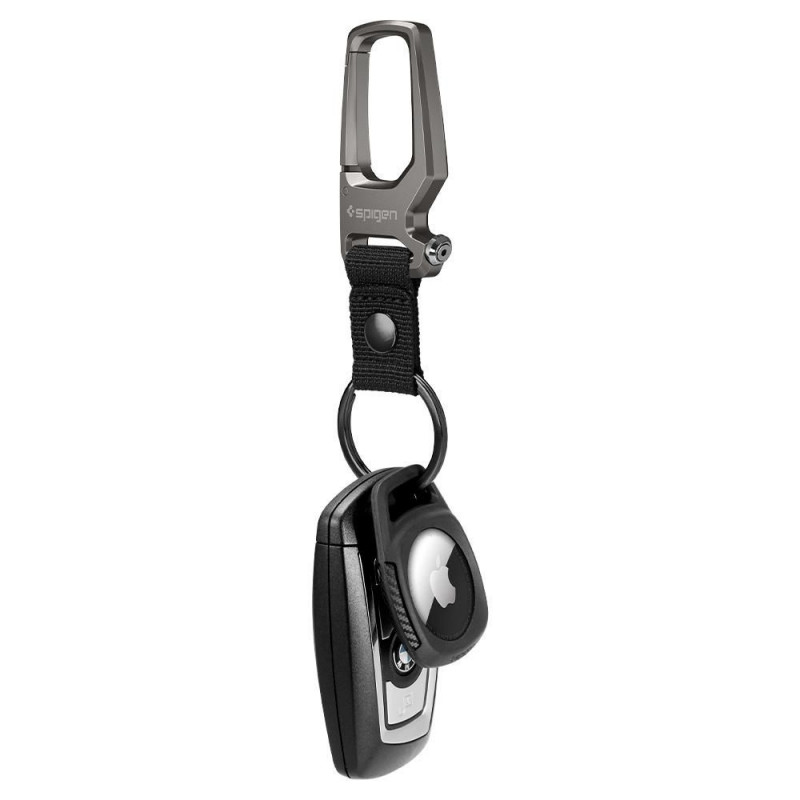 Spigen odolný ochranný kryt Rugged Armor pre Apple AirTag, matná čierna