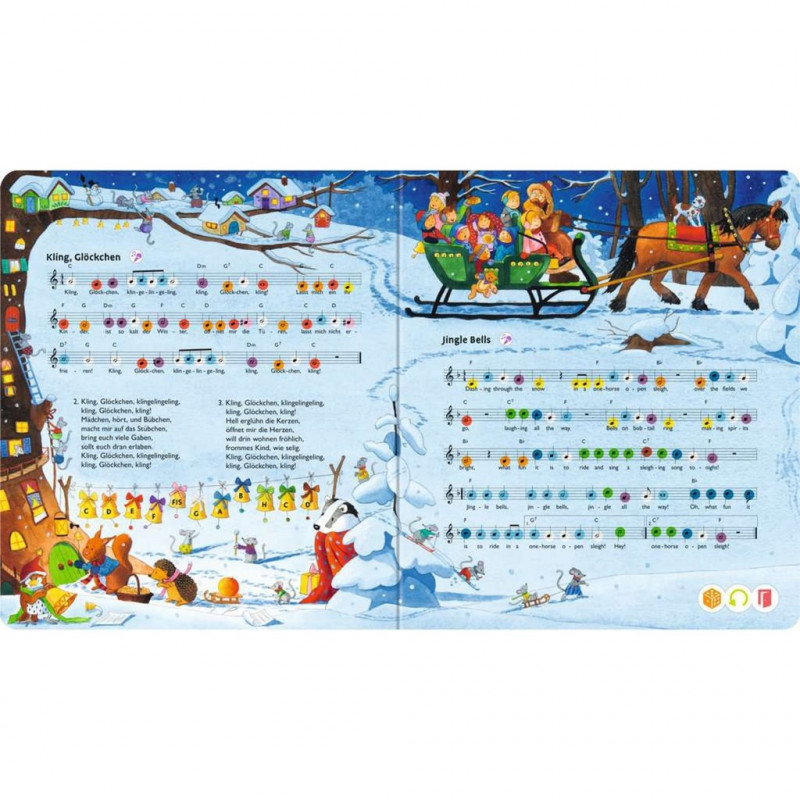 Ravensburger tiptoi Meine schönsten Weihnachtslieder, nemecké vydanie