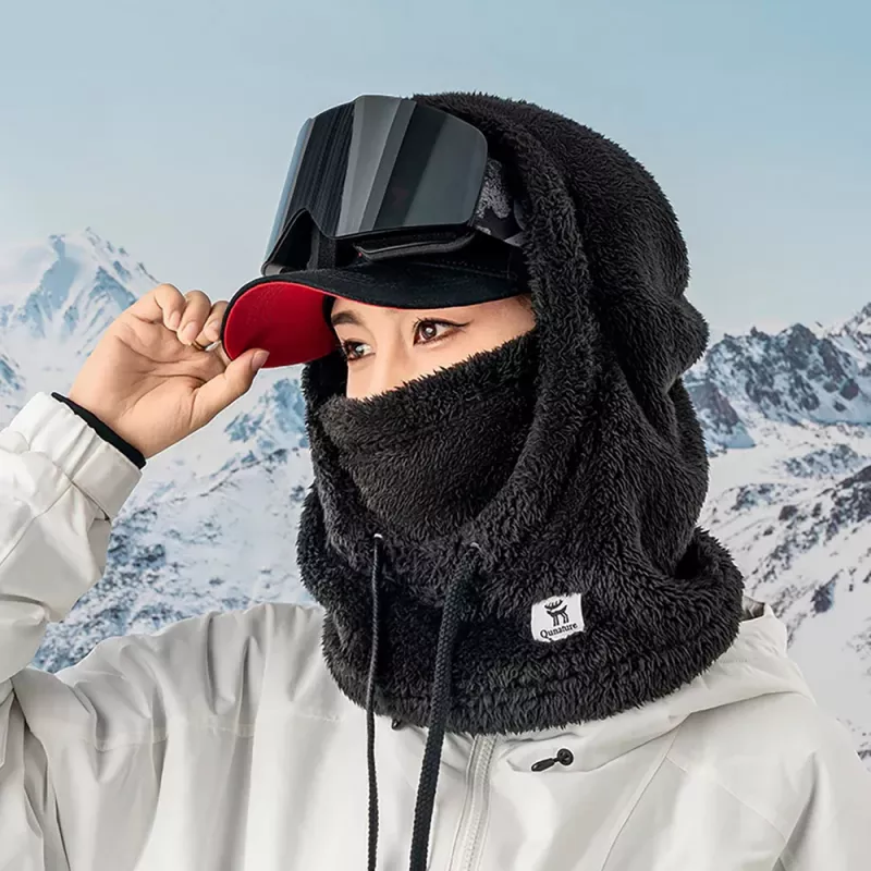 Lyžiarska kukla Qunature Arctic Velvet, veľkosť M, čierna