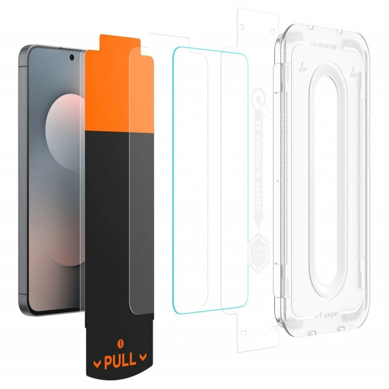 Spigen Glas.tR EZ Fit Pro tvrdené sklo pre Samsung Galaxy S25 FE, číre (2 ks)