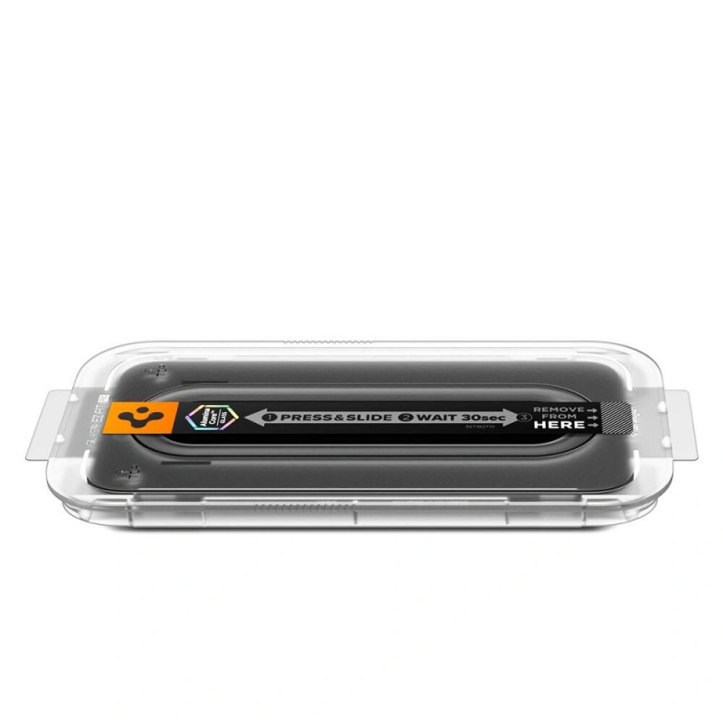 Spigen Glas.tR EZ Fit HD AGL10097 ochranné sklo pre Apple iPhone 17 Pro, transparentné
