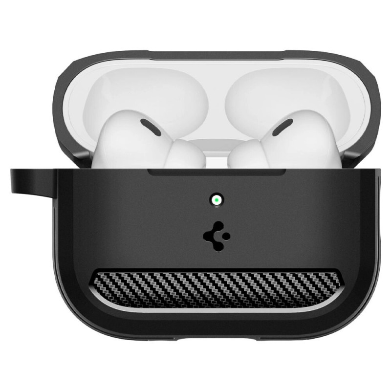 Spigen Rugged Armor ACS09822 puzdro pre Apple AirPods Pro 3, matná čierna
