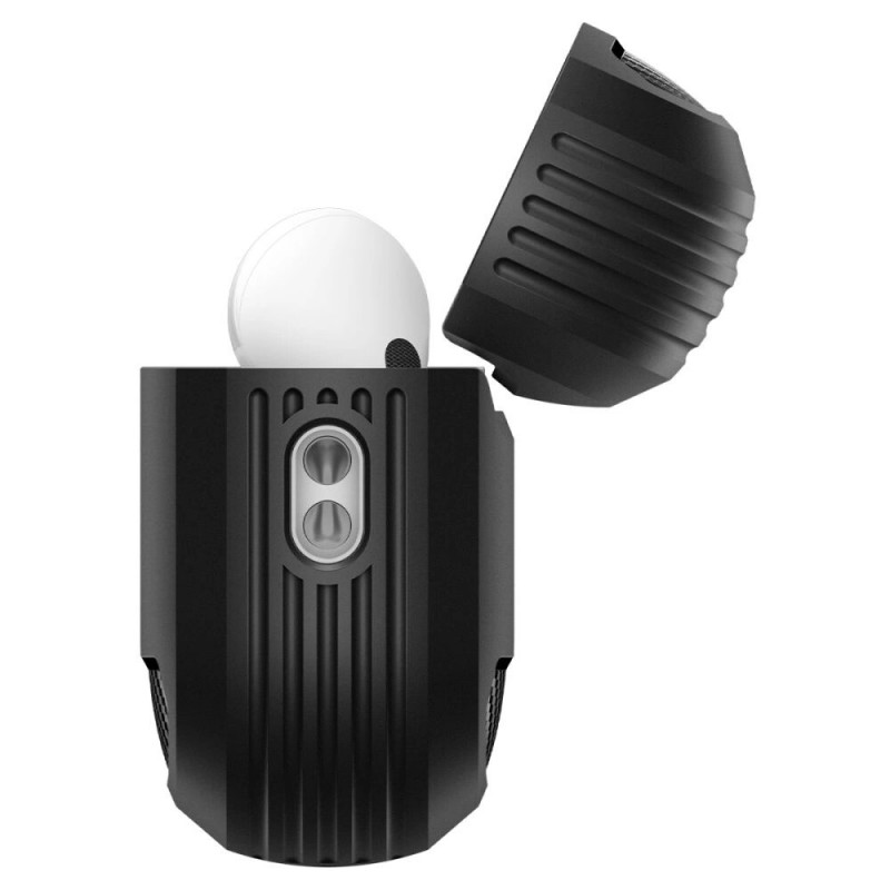 Spigen Rugged Armor ACS09822 puzdro pre Apple AirPods Pro 3, matná čierna
