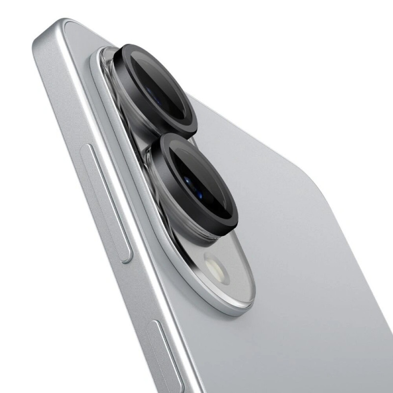 Spigen Optik Pro Glas.tR EZ Fit AGL09413 ochrana fotoaparátu pre Samsung Galaxy S25 Edge, čierna (2 ks)