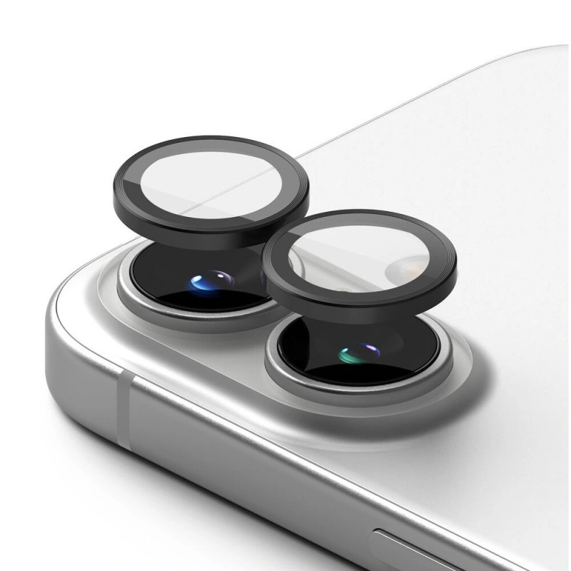 Ringke Camera Frame Protector pre Apple iPhone 16 / 16 Plus, čierny (2 ks)