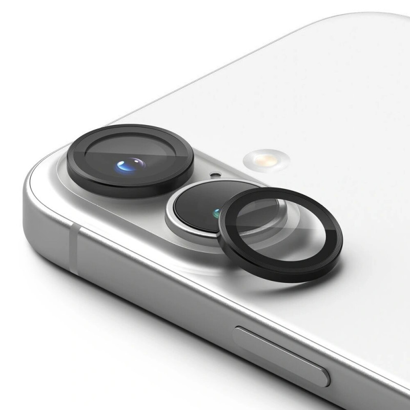 Ringke Camera Frame Protector pre Apple iPhone 16 / 16 Plus, čierny (2 ks)