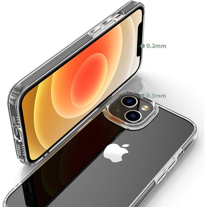 Tech-Protect Flexair Hybrid puzdro na Apple iPhone 14 (THP1343), priehľadné