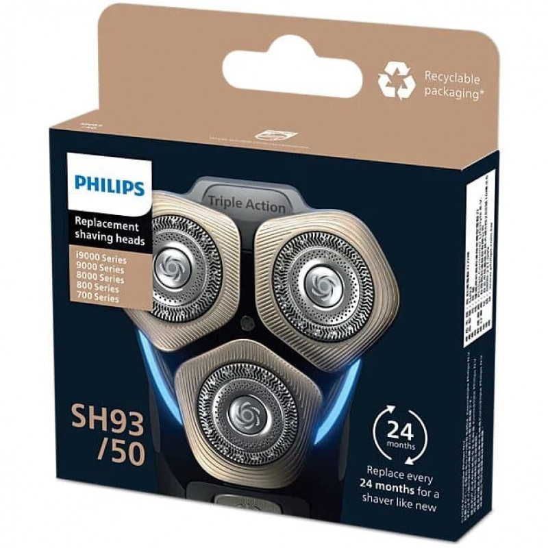 Náhradné hlavice pre holiaci strojček Philips Series 9000 SH93/50