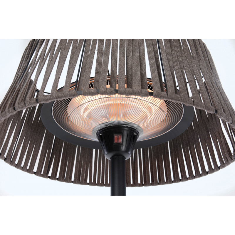 Sunred ARTIX M-SO BROWN Corda Bright stojaté infračervené vykurovacie teleso, 2100 W, hnedé, IP44