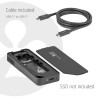 Club3D CAC-2510 M.2 NVMe SSD skrinka s ventilátorom, USB4