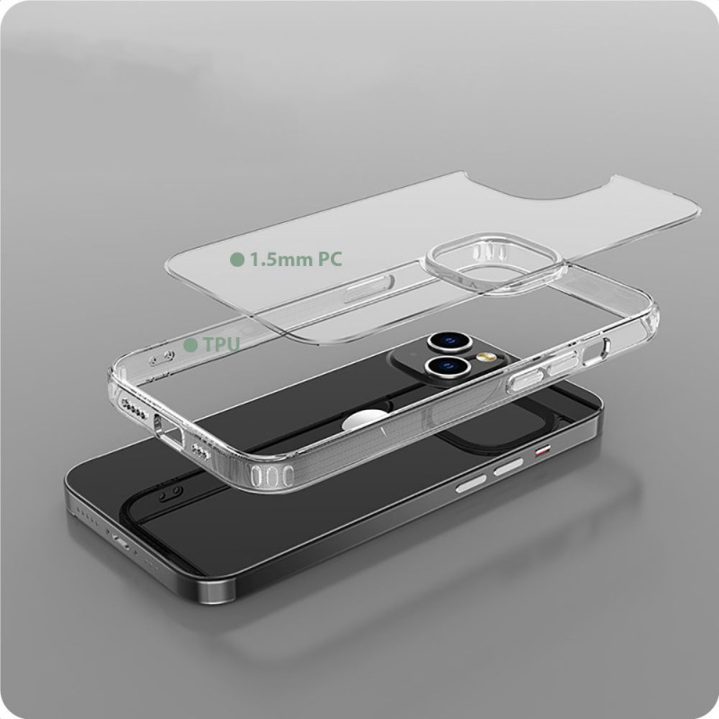 Tech-Protect Flexair Hybrid THP2312 puzdro pre Apple iPhone 15, priehľadné