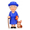 Minix Queen Elizabeth - Queen Elizabeth II With Corgi zberateľská figúrka