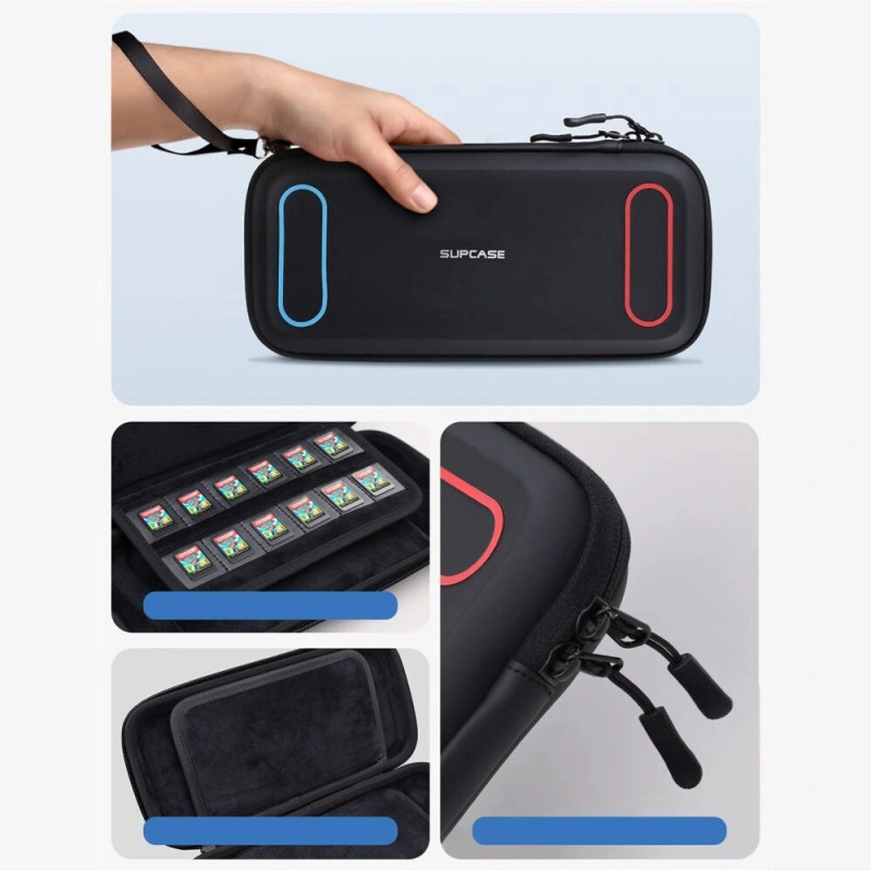 Supcase Prenosné mini puzdro pre Nintendo Switch 2, čierne