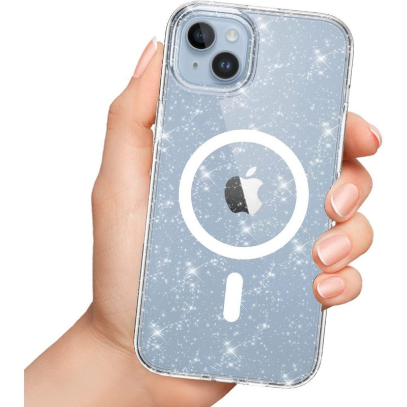 Tech-Protect FlexAir Hybrid MagSafe puzdro pre Apple iPhone 15, trblietavé číre