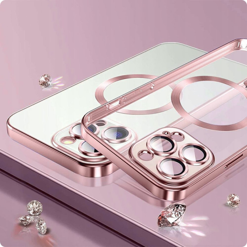 Tech-Protect MagShine MagSafe puzdro pre Apple iPhone 14, fialové