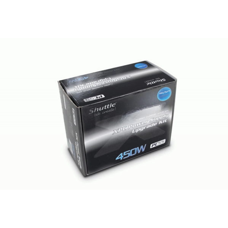 Shuttle PC55 PC zdroj, 450 W, nemodulárny, sivý