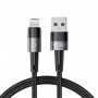 Kábel Tech-Protect UltraBoost USB-A/Lightning 12W 2.4A 100 cm, sivý