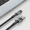 Kábel Tech-Protect UltraBoost USB-A/Lightning 12W 2.4A 100 cm, sivý
