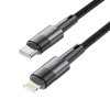 Kábel Tech-Protect UltraBoost USB-C/Lightning PD 20W 3A 200 cm, sivý