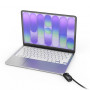 Compulocks Ledge Adapter pre MacBook Neo MBALDGN01CL, s kombinovaným káblovým zámkom (rohový zámok)