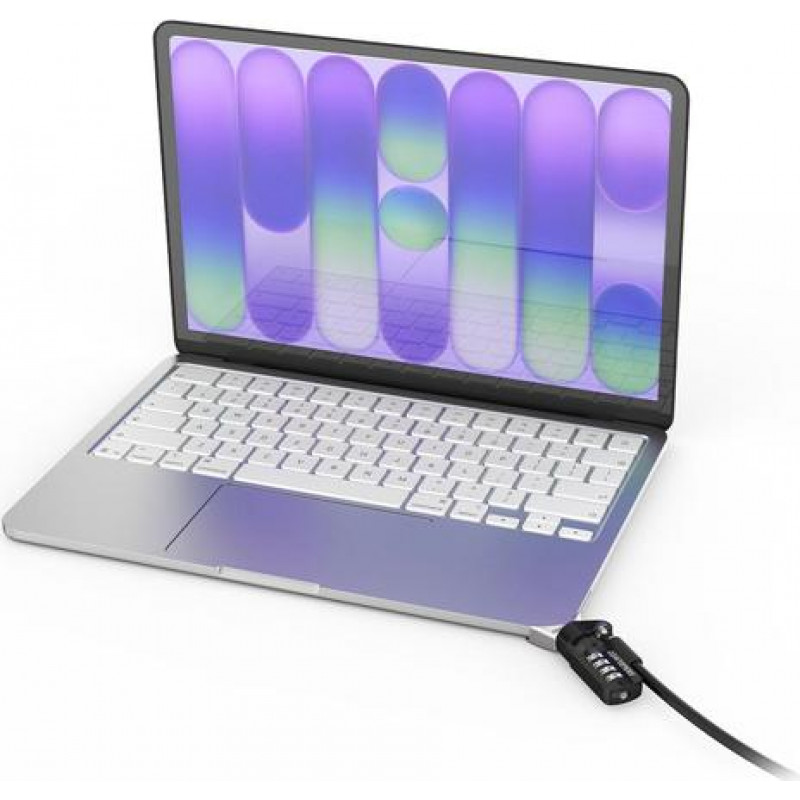 Compulocks Ledge Adapter pre MacBook Neo MBALDGN01CL, s kombinovaným káblovým zámkom (rohový zámok)
