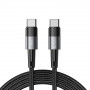 Kábel Tech-Protect UltraBoost USB-C/USB-C PD 60W 3A 200 cm, sivý