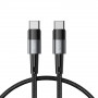 Kábel Tech-Protect UltraBoost USB-C/USB-C PD 60W 3A 25 cm, sivý