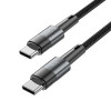Kábel Tech-Protect UltraBoost USB-C/USB-C PD 60W 3A 25 cm, sivý