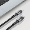 Kábel Tech-Protect UltraBoost USB-C/USB-C PD 60W 3A 25 cm, sivý