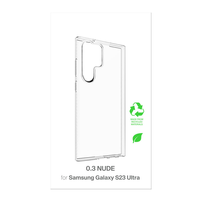 PURO 0.3 Nude puzdro pre Samsung Galaxy S23 Ultra, priehľadné